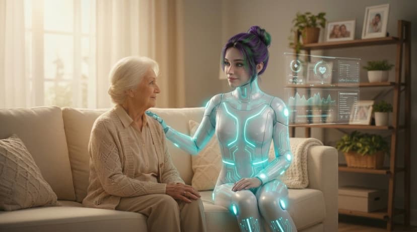 Aurora acompañando en el hogar